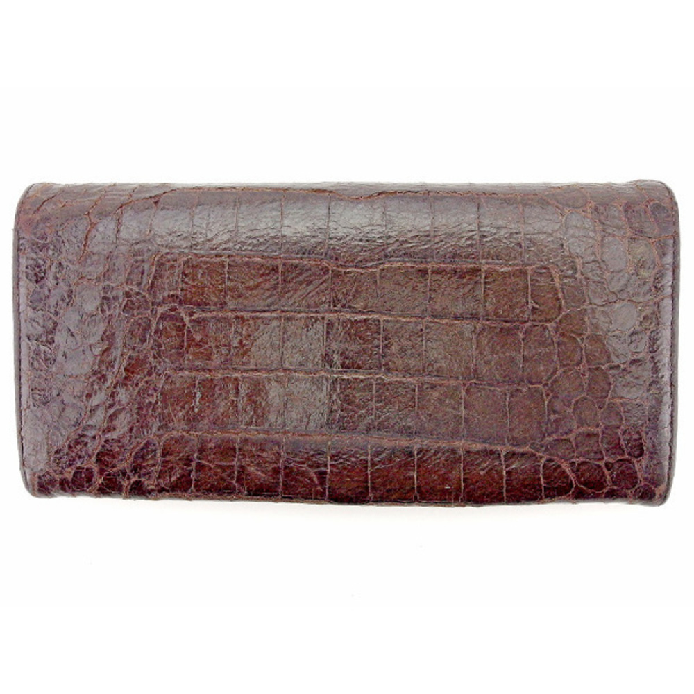 Miu Miu Long Wallet Brown Crocodile - image 2